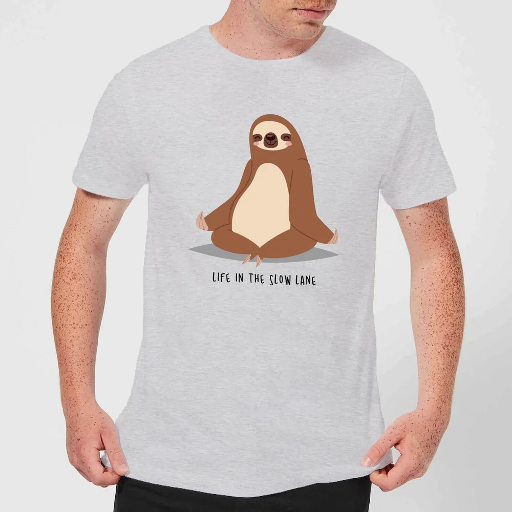 Life In The Slow Lane T-Shirt - Grey - S - Grey Image 1