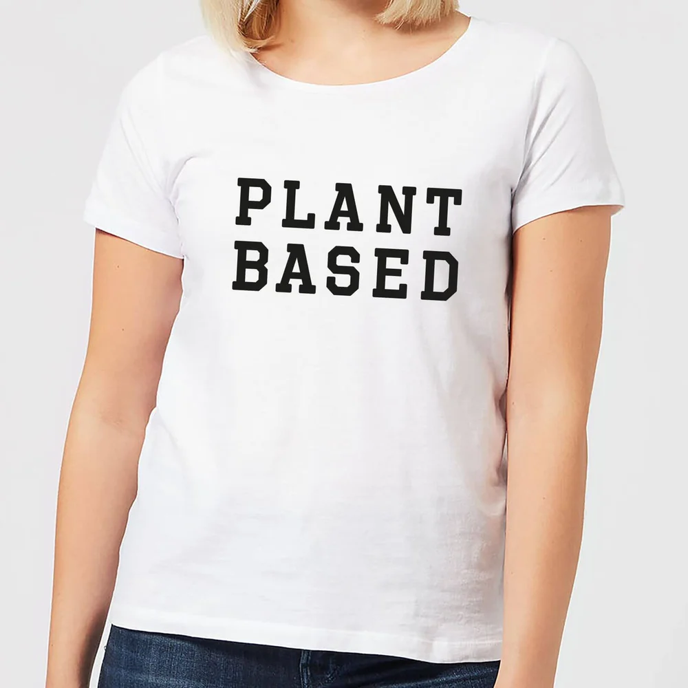 Plant Based Women's T-Shirt - White - S - White Image 1