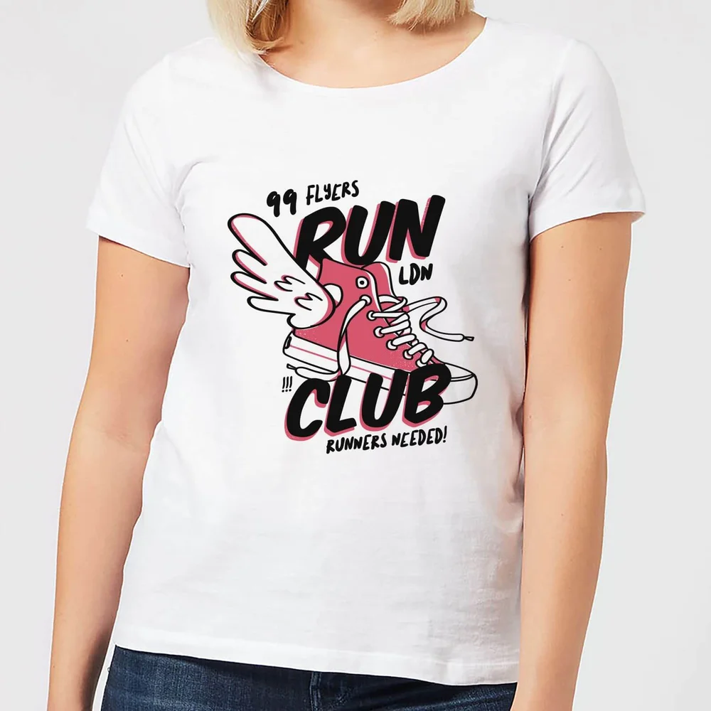 RUN CLUB 99 Women's T-Shirt - White - S - White Image 1