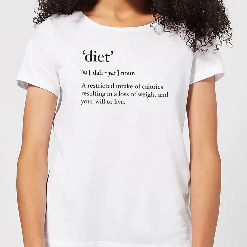 Dictionary Diet Women's T-Shirt - White - S - White Image 1