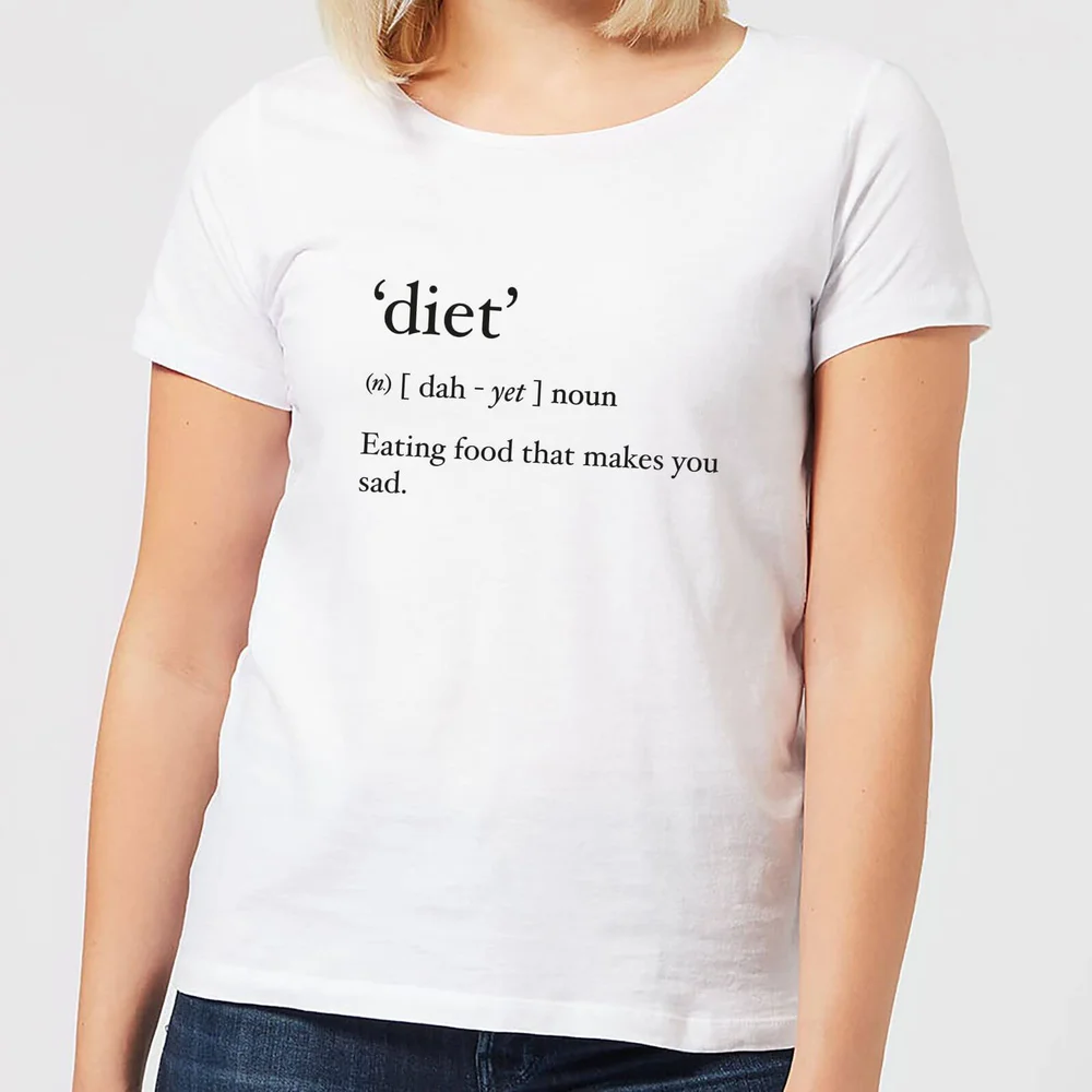 Dictionary Diet Women's T-Shirt - White - S - White Image 1