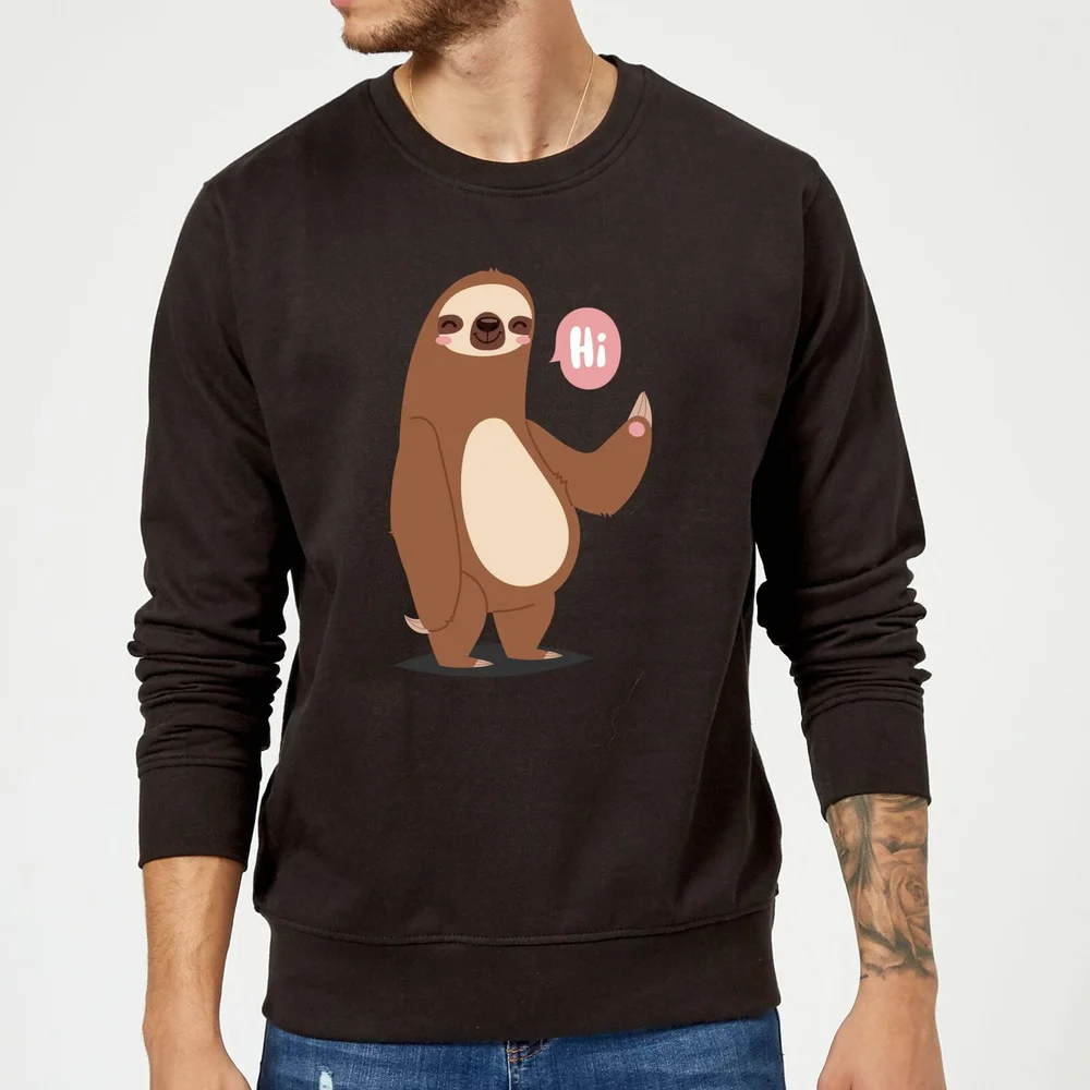 Sloth Hi Sweatshirt - Black - S - Black Image 1