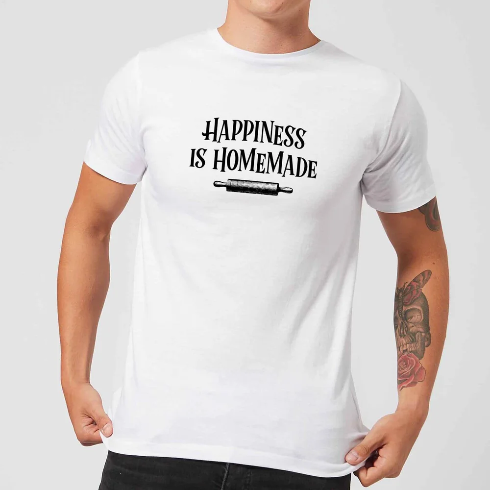 Happiness Is Homemade T-Shirt - White - S - White Image 1