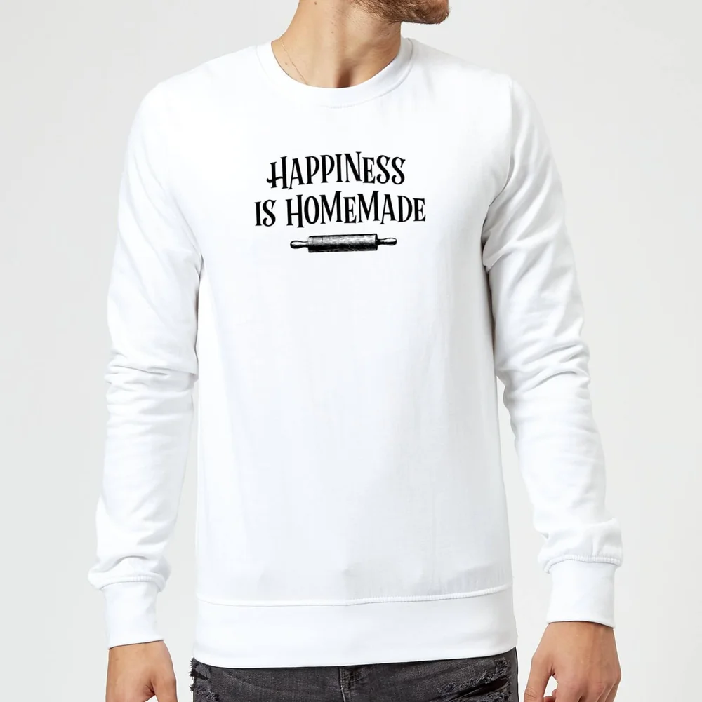 Happiness Is Homemade Sweatshirt - White - S - White Image 1