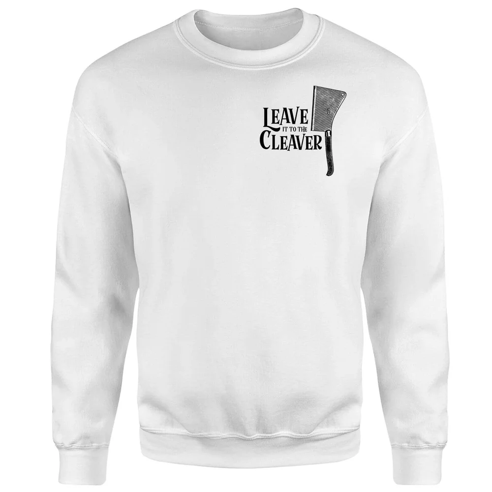 Leave It To The Cleaver Sweatshirt - White - S - White Image 1