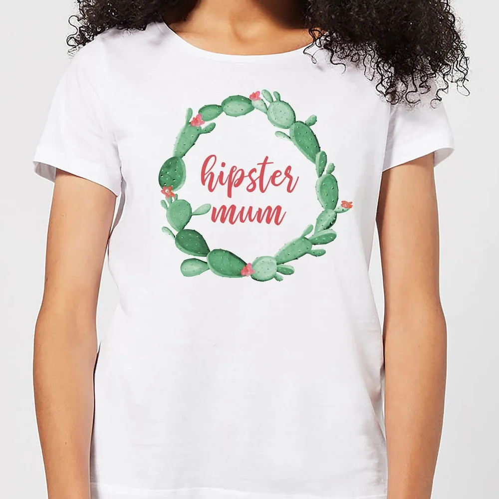 Hipster Mum Women's T-Shirt - White - L - White Image 1