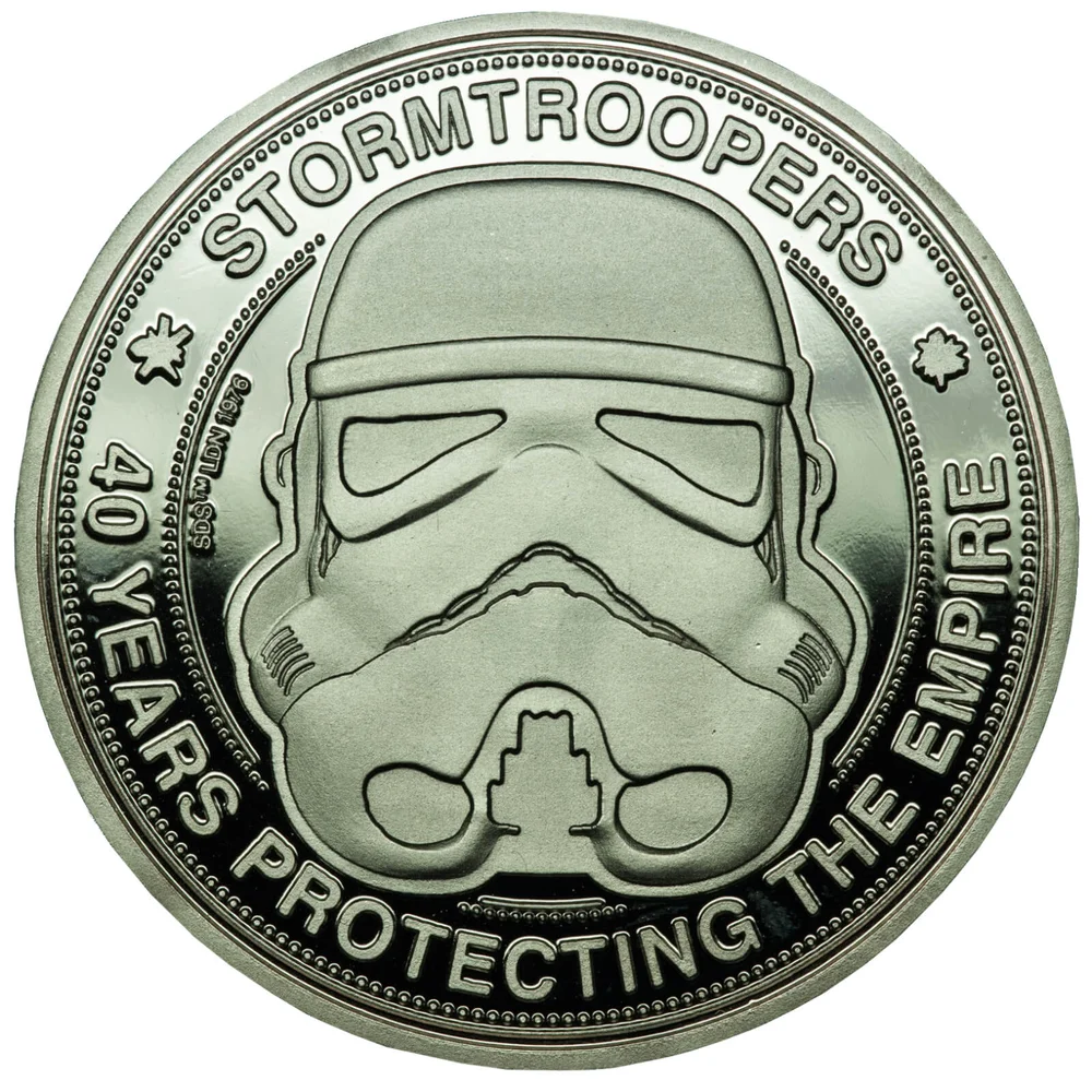 Original Stormtrooper Collector's Limited Edition Coin: Silver Variant Image 1