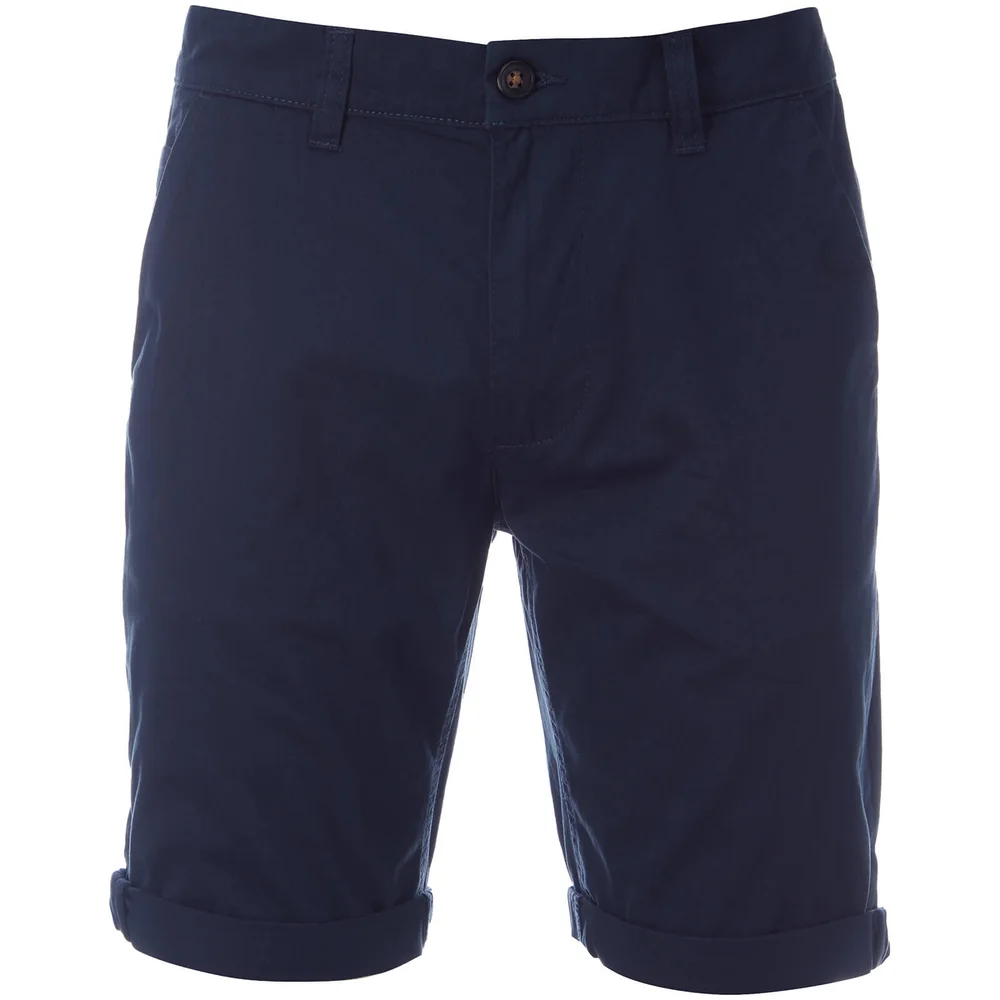 D-Struct Men's Miko Chino Shorts - Navy - S - Blue Image 1