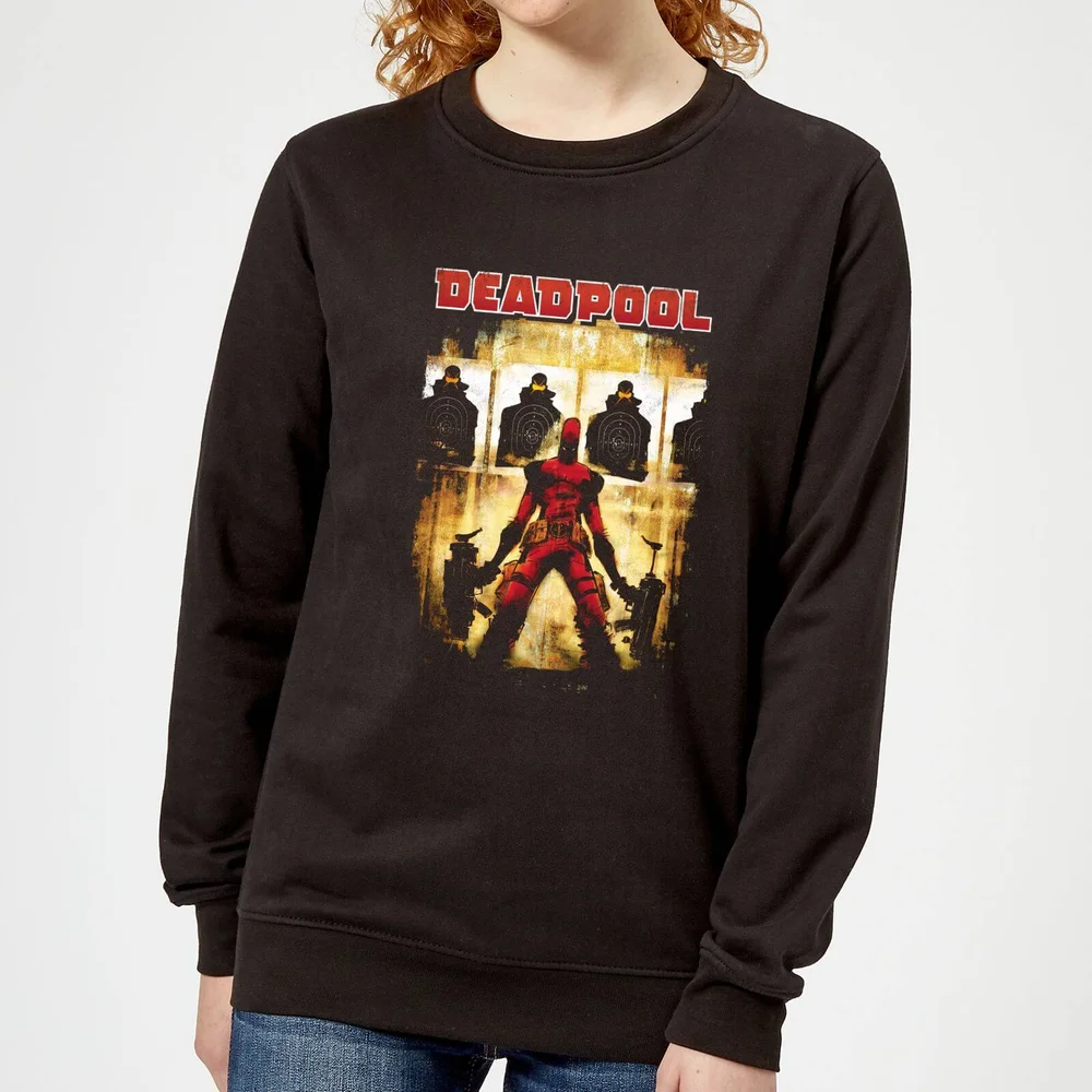 Marvel Deadpool Target Practice Women's Sweatshirt - Black - S Image 1