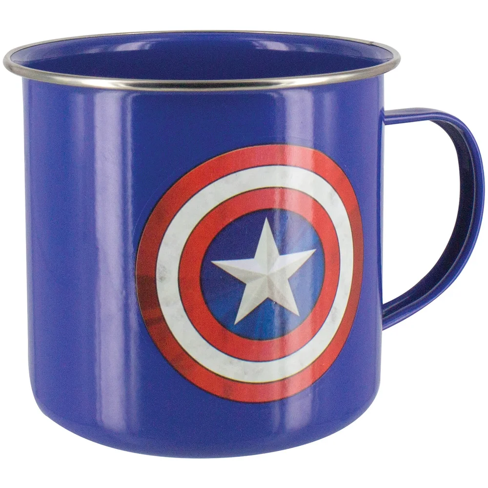 Marvel Avengers Captain America Tin Mug Image 1