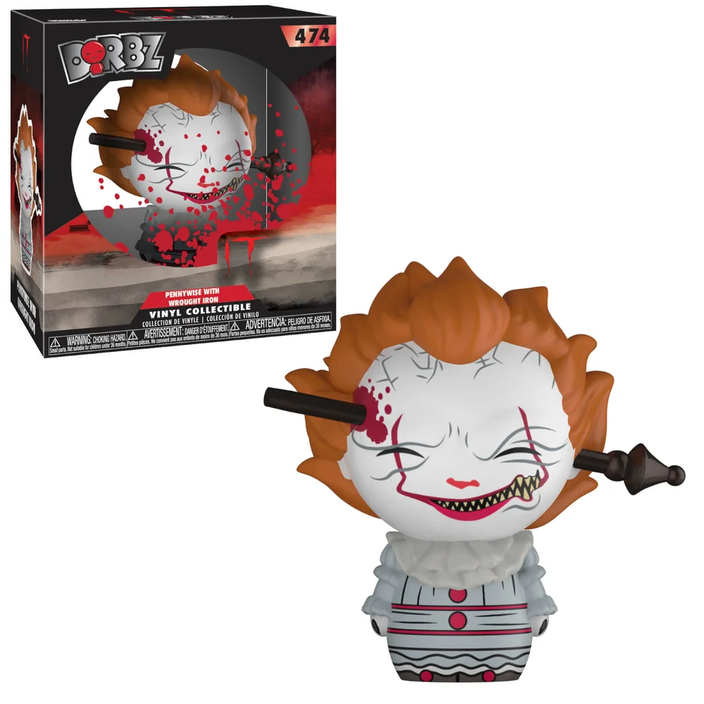 IT Pennywise with Wrought Iron Dorbz Vinyl Figure Image 1