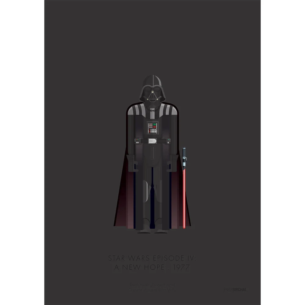 Star Wars A New Hope Vader Print Image 1