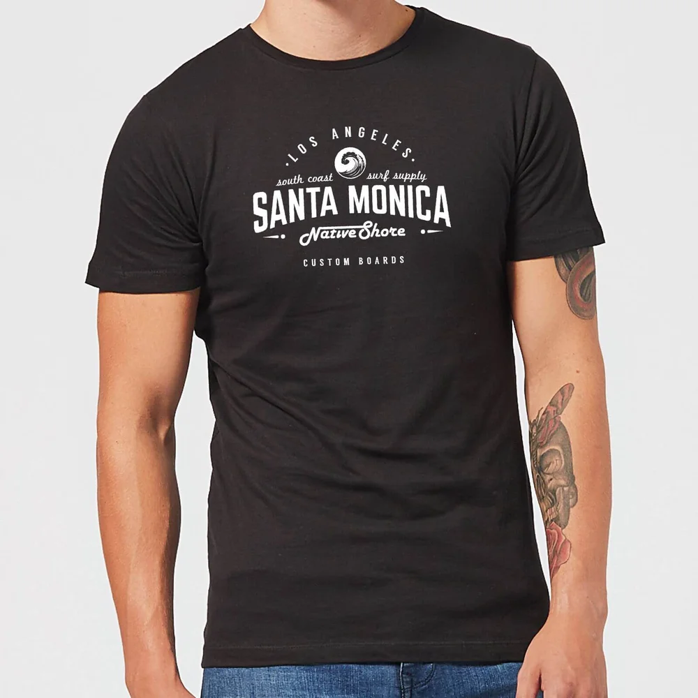 Native Shore Men's Santa Monica T-Shirt - Black - 5XL Image 1