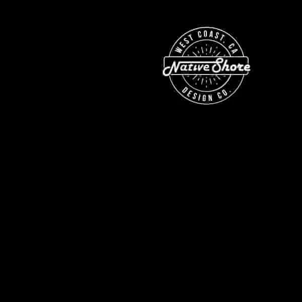 Native Shore Men's West Coast T-Shirt - Black