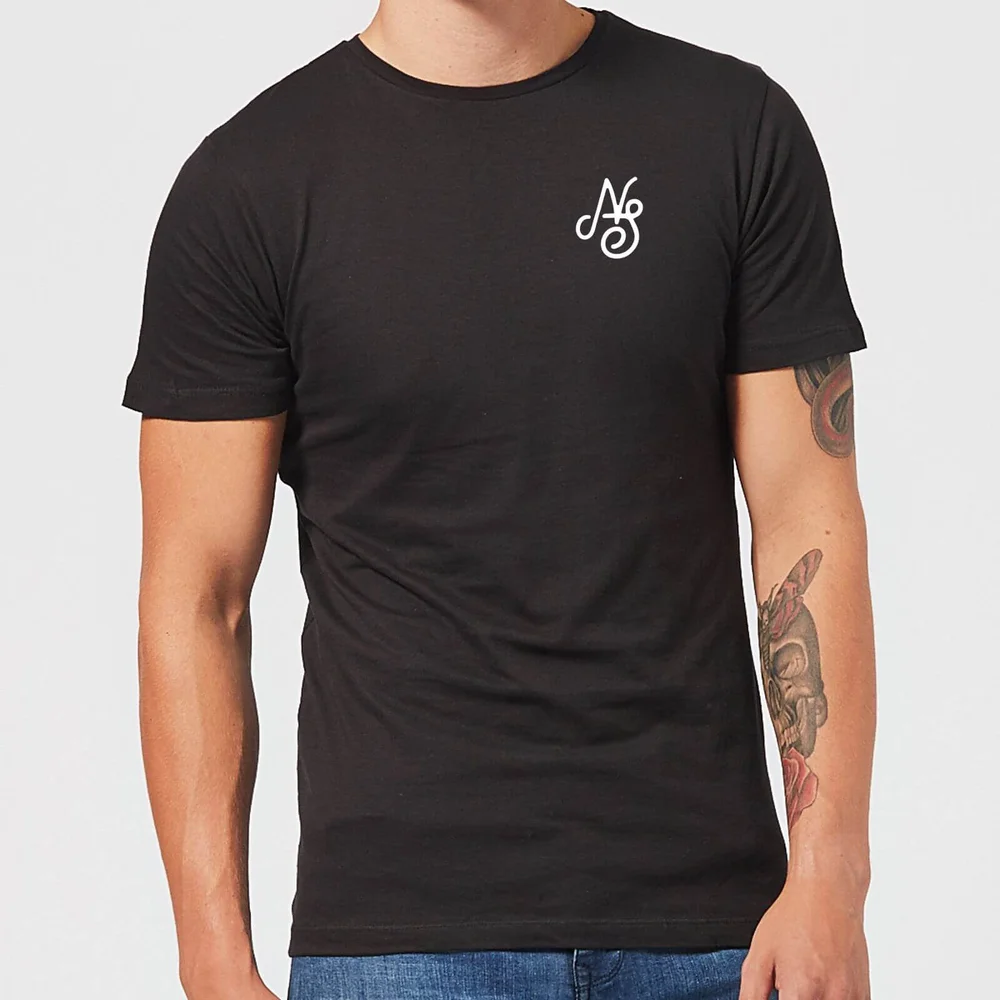 Native Shore Men's Essential Script T-Shirt - Black - 5XL Image 1