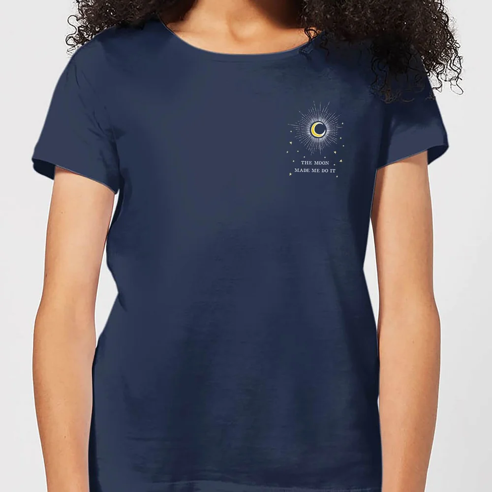 The Moon Made Me Do It Women's T-Shirt - Navy - S - Navy Image 1