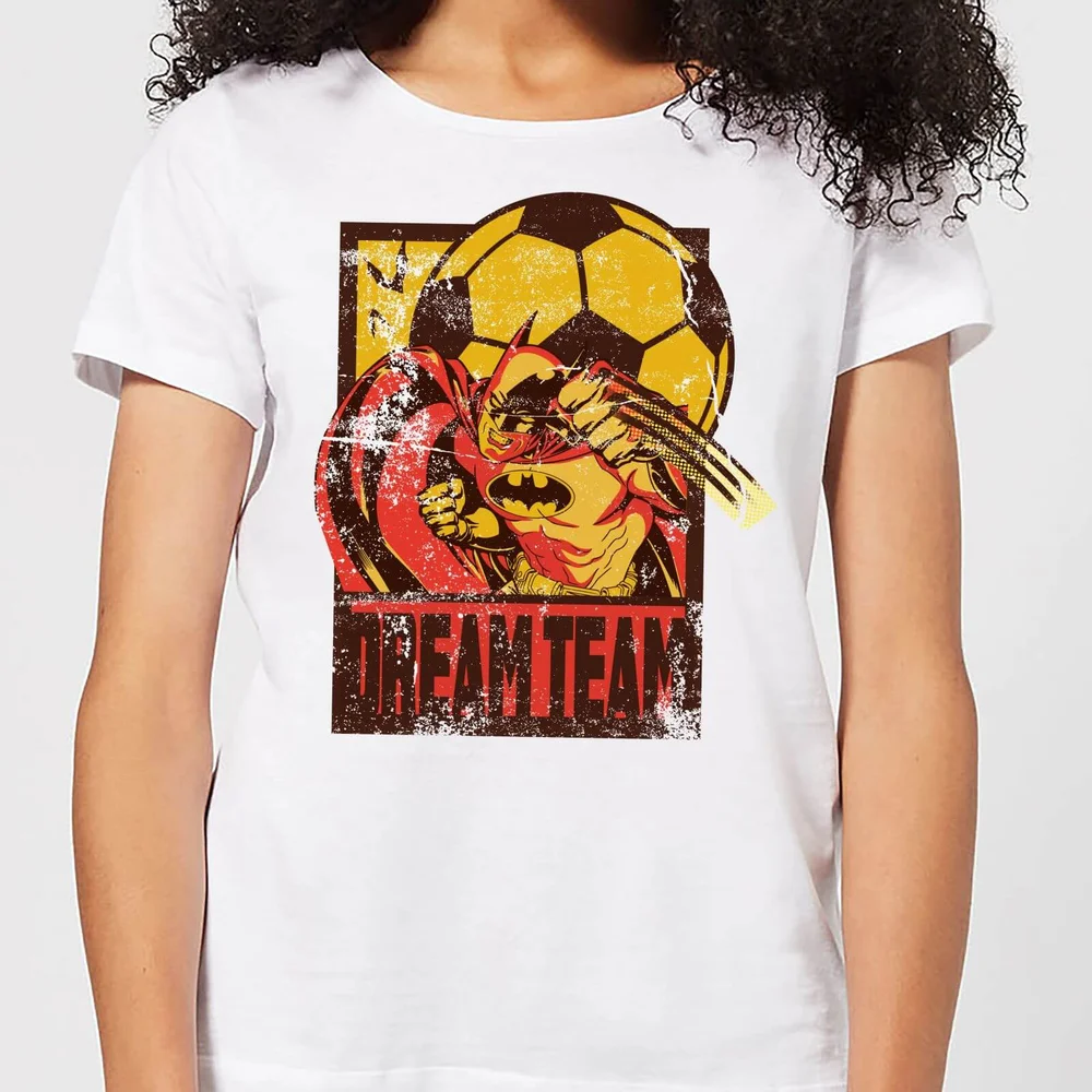 DC Comics Batman Dream Team Punch Women's T-Shirt - White - S Image 1