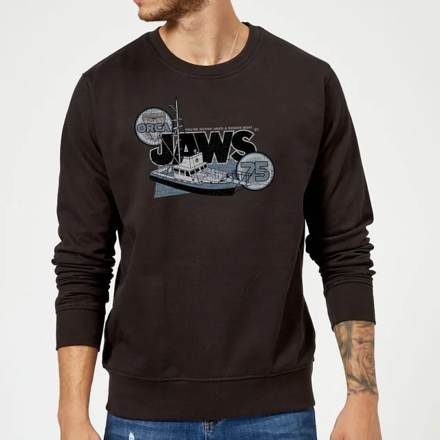 Jaws Orca 75 Sweatshirt - Black