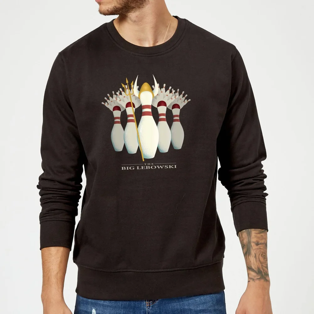 The Big Lebowski Pin Girls Sweatshirt - Black - XXL Image 1