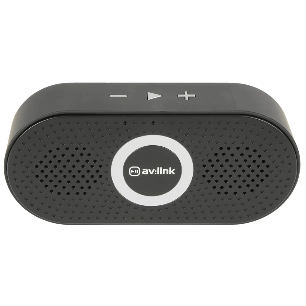 AV: Link Portable 4.2 Bluetooth Speaker - Black Image 1