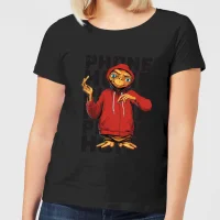 ET Phone Home Stylised Women's T-Shirt - Black