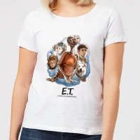 ET Painted Portrait Women's T-Shirt - White