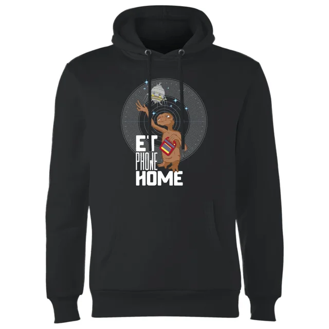 E.T. Phone Home Hoodie - Black