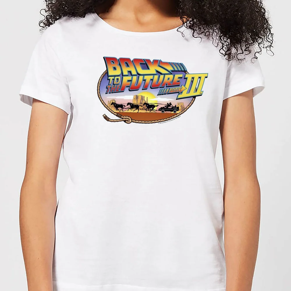 Back To The Future Lasso Women's T-Shirt - White - S Image 1