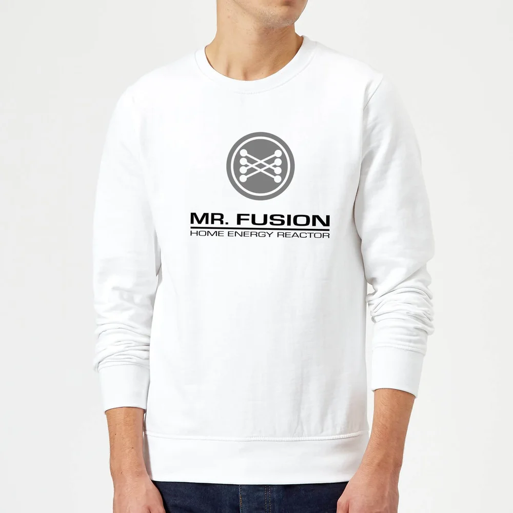Back To The Future Mr Fusion Sweatshirt - White - S Image 1