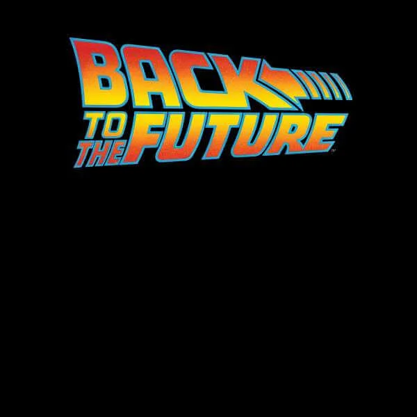 Back To The Future Classic Logo Sweatshirt - Black