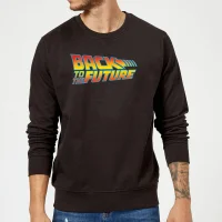Back To The Future Classic Logo Sweatshirt - Black