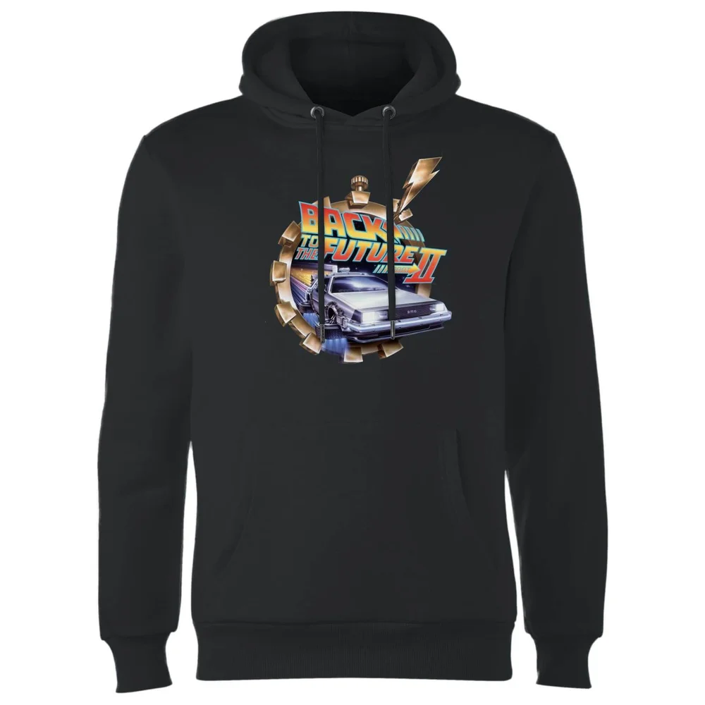 Back To The Future Clockwork Hoodie - Black - S Image 1