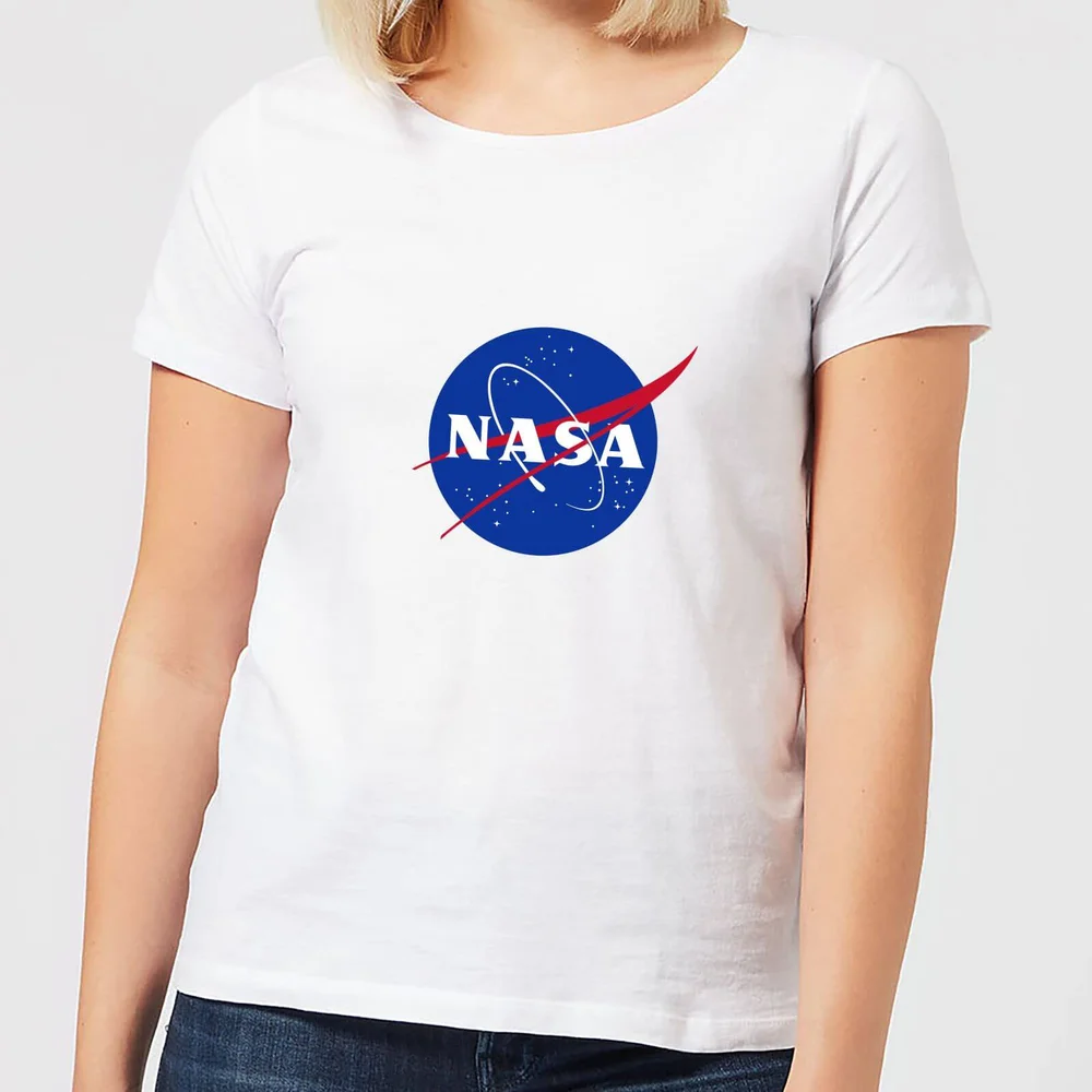 NASA Logo Insignia Women's T-Shirt - White - S Image 1