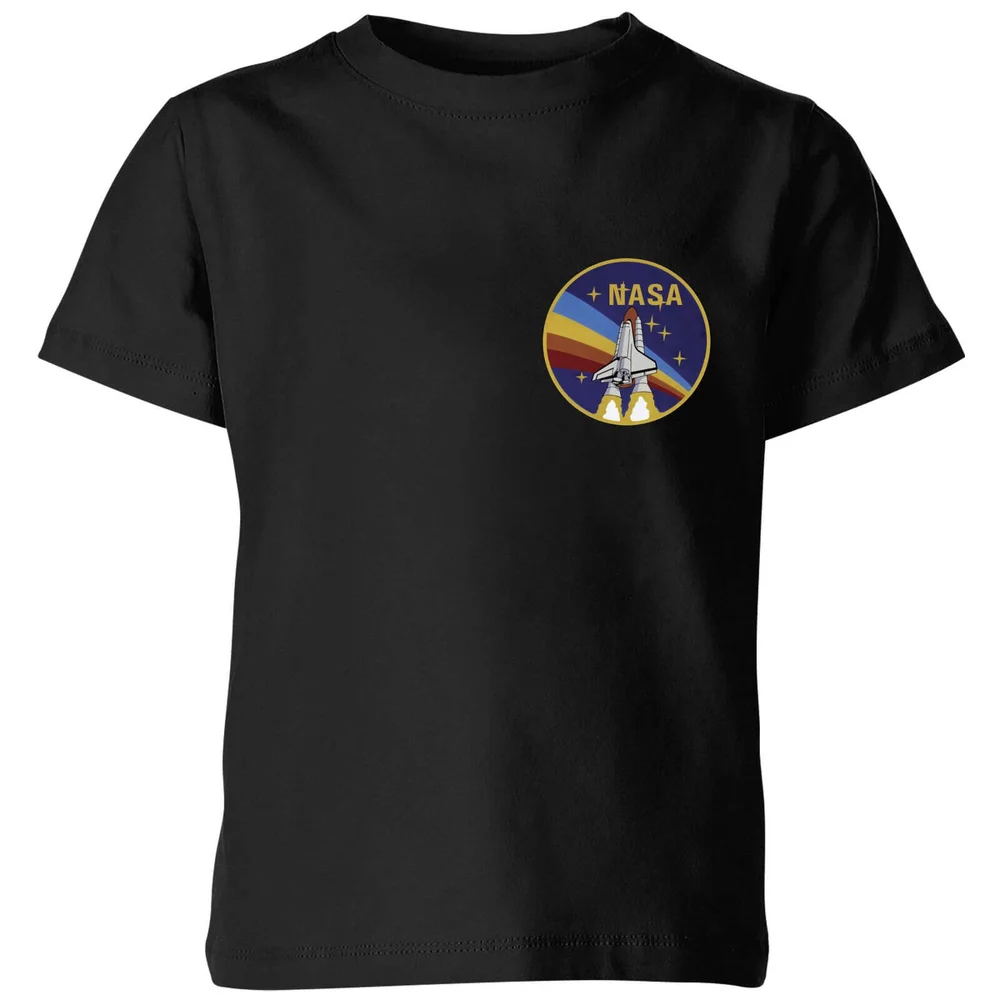NASA Vintage Rainbow Shuttle Kids' T-Shirt - Black - 3-4 Years Image 1