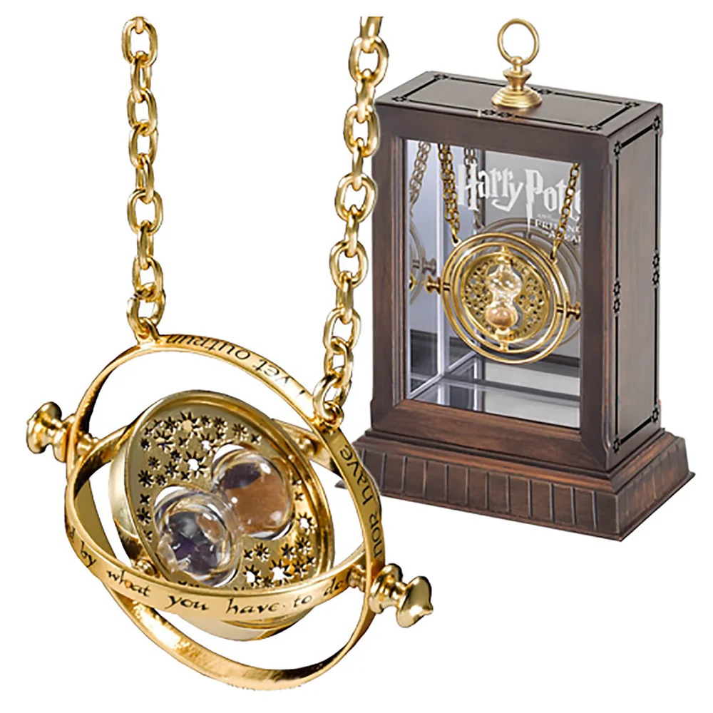 Harry Potter Hermione Granger's 24K Gold Plated Time Turner Replica Image 1