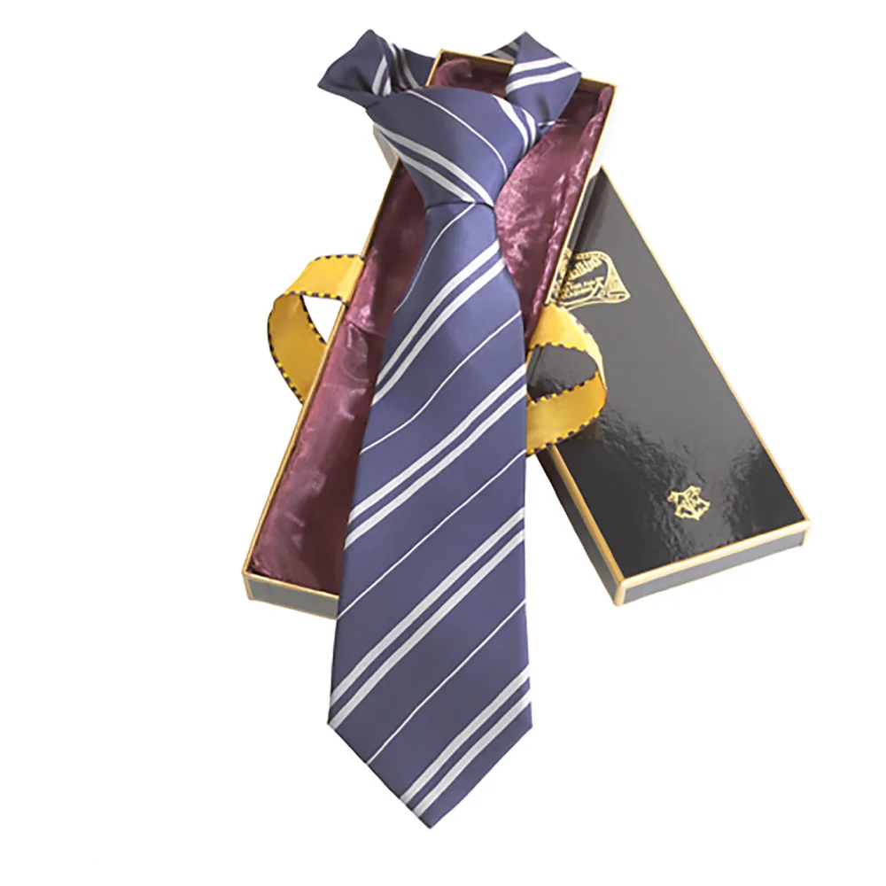 Harry Potter 100% Silk Ravenclaw Necktie in Madam Malkin's Box Image 1