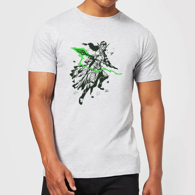 Magic The Gathering Nissa Character Art T-Shirt - Grey