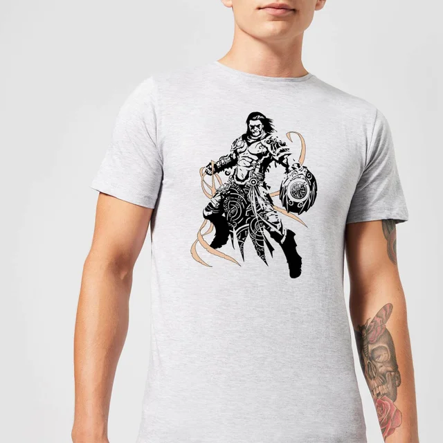 Magic The Gathering Gideon Character Art T-Shirt - Grey