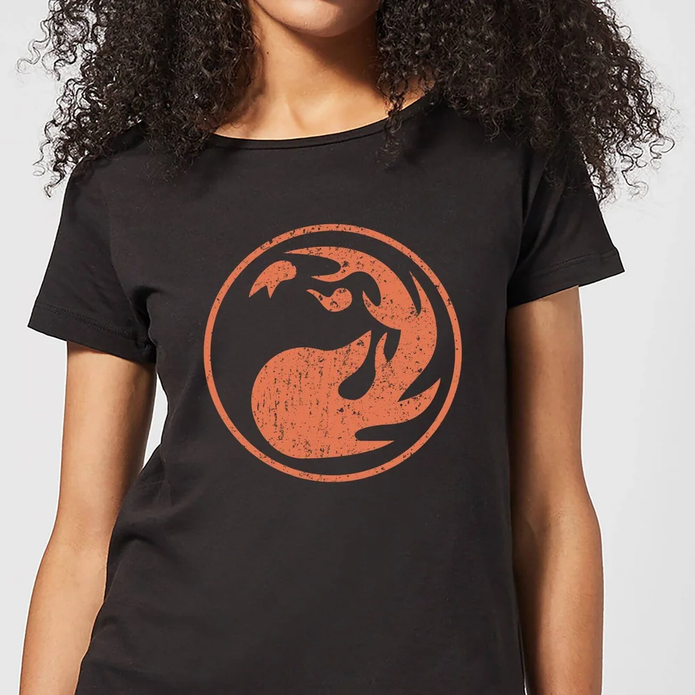 Magic The Gathering Mana Red Women's T-Shirt - Black - S Image 1
