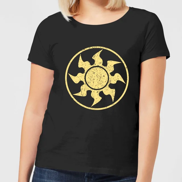 Magic The Gathering Mana White Women's T-Shirt - Black