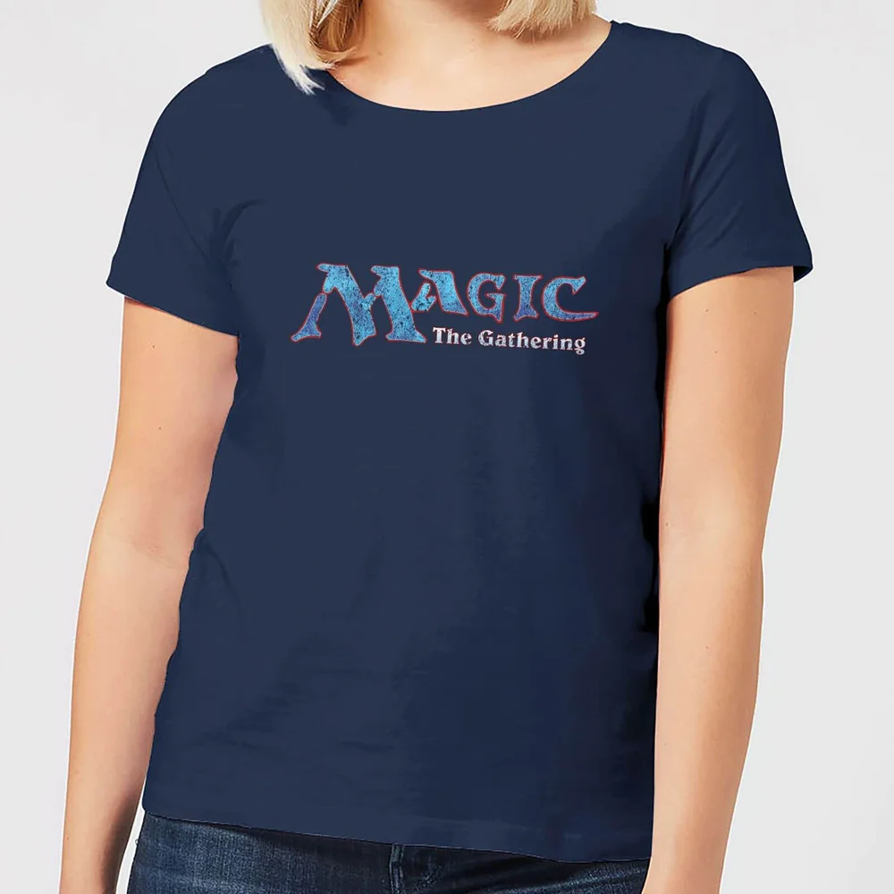 Magic The Gathering 93 Vintage Logo Women's T-Shirt - Navy - S Image 1