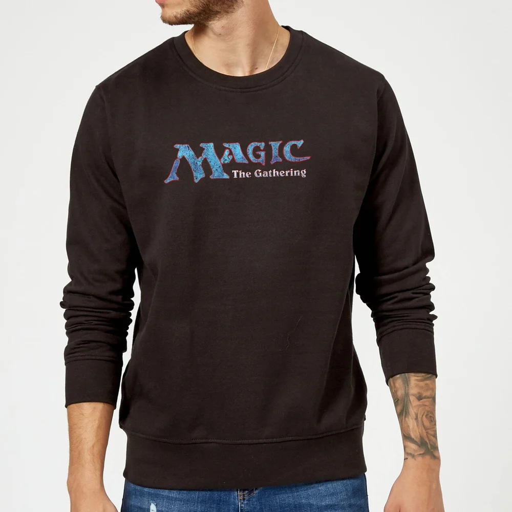 Magic The Gathering 93 Vintage Logo Sweatshirt - Black - S Image 1