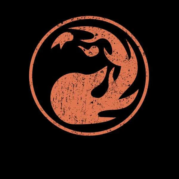 Magic The Gathering Mana Red Sweatshirt - Black