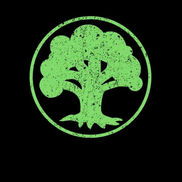 Magic The Gathering Mana Green Sweatshirt - Black