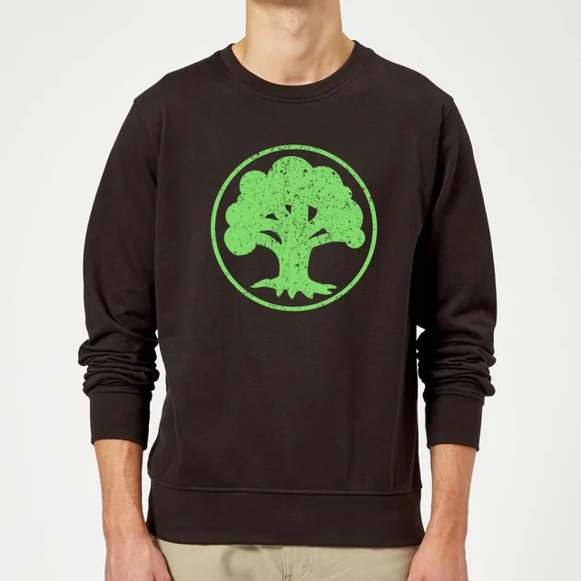 Magic The Gathering Mana Green Sweatshirt - Black