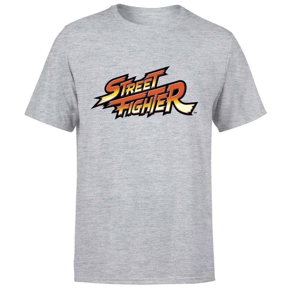Street Fighter Logo Men's T-Shirt - Grey - S Image 1