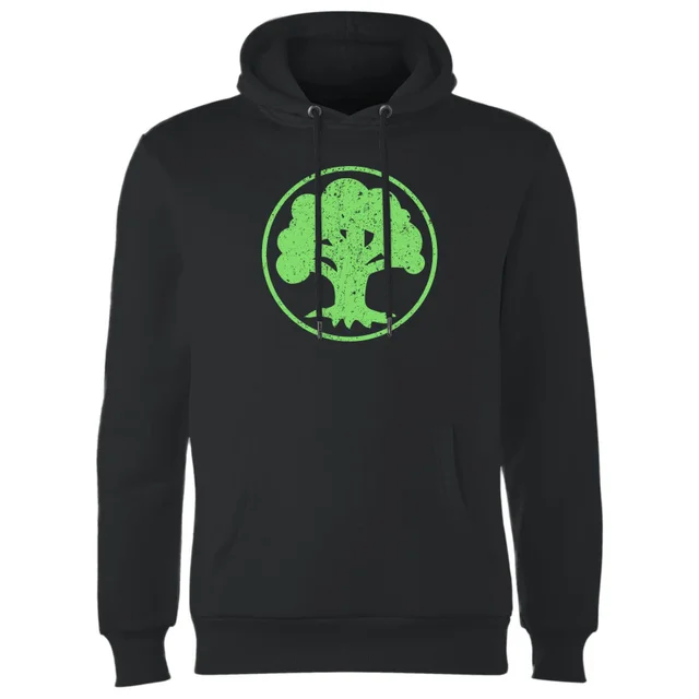 Magic The Gathering Mana Green Hoodie - Black