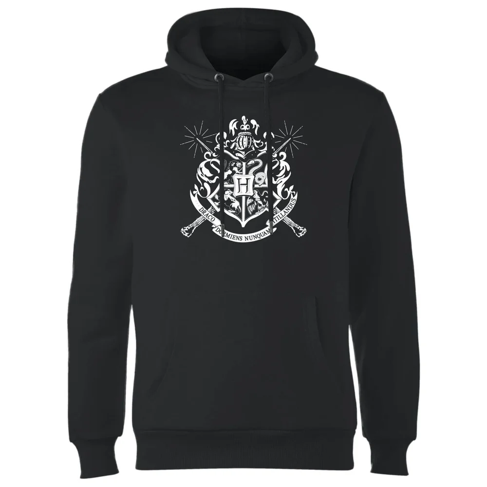 Harry Potter Hogwarts House Crest Hoodie - Black - S Image 1