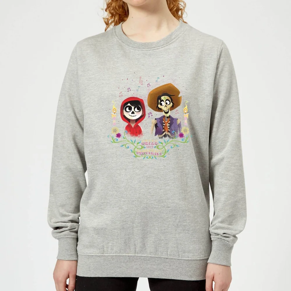 Coco Miguel And Hector Women's Sweatshirt - Grey - 3XL - Grey Image 1