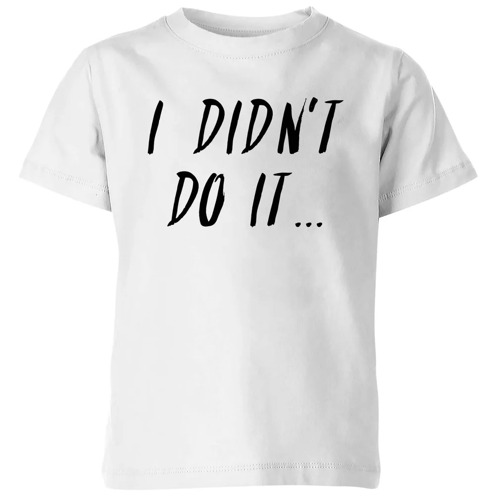 My Little Rascal I Didn't Do It Kids' T-Shirt - White - 3-4 Years - White Image 1